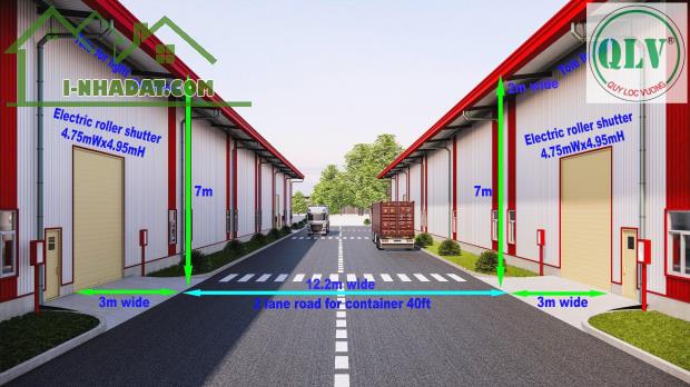 Cho thuê nhà xưởng KCN Châu Đức BRVT diện tích xưởng 11.300m2 sân bãi rộng. - 1