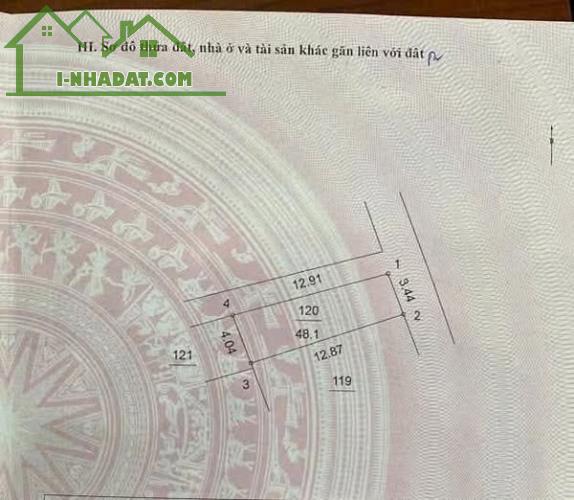 SIÊU PHẨM LÔ GÓC - BIÊN GIANG HÀ ĐÔNG - 48M NGÕ THÔNG Ô TÔ VÀO ĐẤT - 2 MẶT NGÕ - GIÁ 4,X T - 1