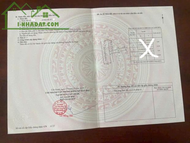 Đất đẹp 153m² (ngang 5m) Nguyễn An Ninh, Cần Giuộc chỉ 630tr, SHR - 1