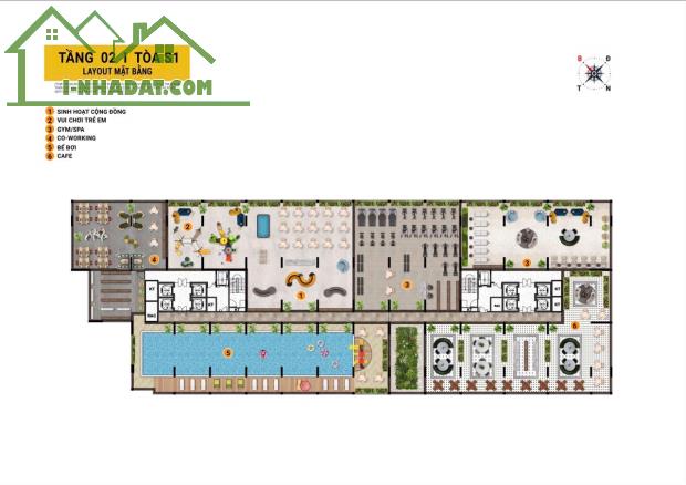 Booking 50tr/vị trí đẹp căn hộ cao cấp SPANA - 1