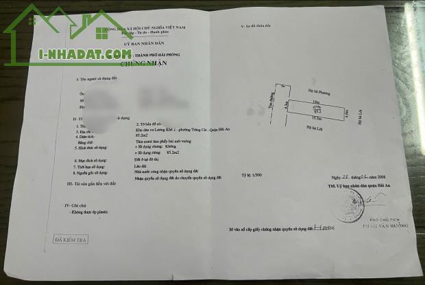 Bán Lô Đất Mặt Đường Thành Tô – Tràng Cát, Hải An, Vị Trí Kinh Doanh Đắc Địa - 1