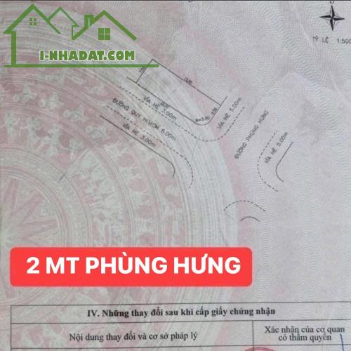 BÁN ĐẤT GÓC 2 MẶT TIỀN ĐƯỜNG PHÙNG HƯNG-THANH KHÊ-TP ĐÀ NẴNG