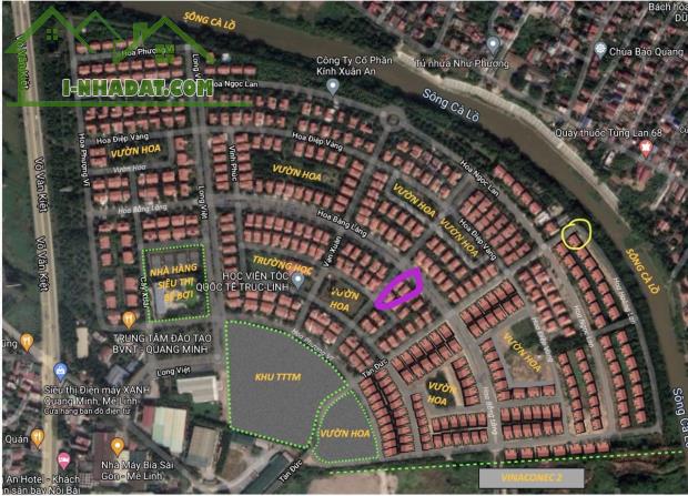 Bán Biệt thự KĐT Quang Minh Mê Linh Hà Nội lô góc 228mx3T nhỉnh 80tr/m2 kinh doanh Nội Bài - 3