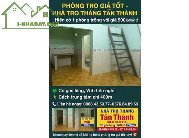Cho thuê phòng trọ giá rẻ tại Phú Tân (TP.Bến Tre), tỉnh Vinh Long, 900k/p. 0988435377 - 4