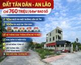 BÁN ĐẤT TÂN DÂN – AN LÃO | 64M² | CHỈ 760 TRIỆU | BAO SỔ