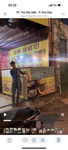 SANG MẶT BẰNG QUÁN ĂN – CĂN GÓC 2 MẶT TIỀN SỐ 84, ĐƯỜNG 30 THÁNG 4, P.PHÚ HÒA, TP.THỦ DẦU