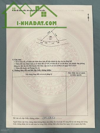 ⭐️Chính chủ bán đất lô góc thổ cư sẵn sổ full tiện ích tại trung tâm Phùng Xá (Mỹ Đức) - 1