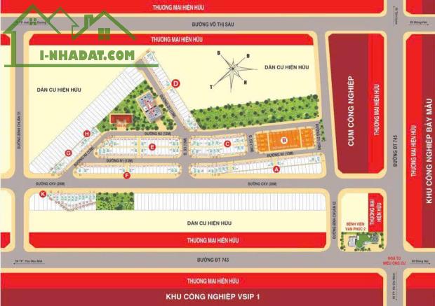 CHÍNH CHỦ BÁN ĐẤT NỀN DỰ ÁN CASA MALL – BÌNH CHUẨN 62, BÌNH DƯƠNG - 2