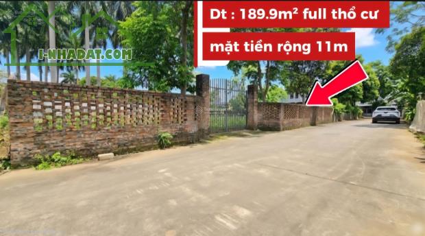 NHỈNH 20TR SỞ HỮU NGAY 190M2 ĐẤT FULL THỔ CƯ TẠI CNC HÒA LẠC - 1