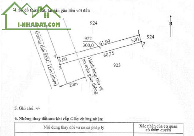 Đất MT đường Cai Tài DT835 - 300m², Điện 3Pha xe Con Giá 2,1 Tỷ xã Mỹ Bình, Tân Trụ, LA - 3