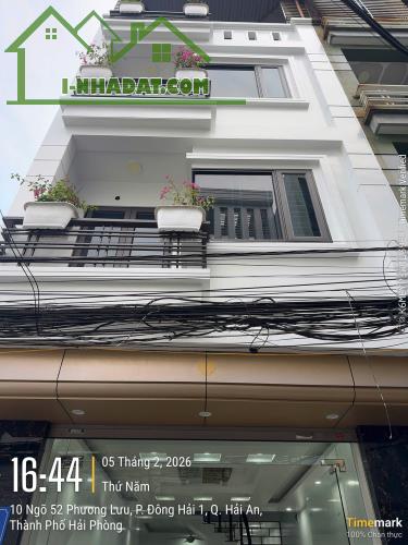 BÁN NHÀ LÔ GÓC PHƯƠNG LƯU - 4 TẦNG HIỆN ĐẠI - GARA Ô TÔ - GẦN BIG C HẢI PHÒNG