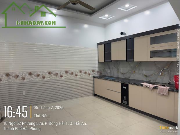 BÁN NHÀ LÔ GÓC PHƯƠNG LƯU - 4 TẦNG HIỆN ĐẠI - GARA Ô TÔ - GẦN BIG C HẢI PHÒNG - 2