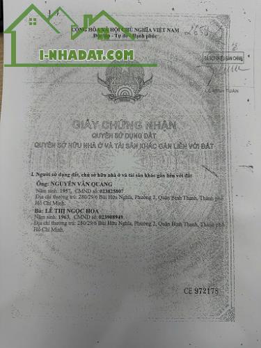 ► CHÍNH CHỦ BÁN NHÀ BÌNH THẠNH – HẺM 2 XE HƠI – Ở & KINH DOANH TỐT - 3