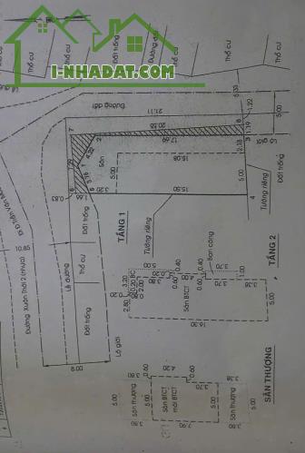 BIỆT THỰ GÓC 2MT 137M2 – SÁT CHỢ ĐẦU MỐI HM – GIÁ CỰC TỐT