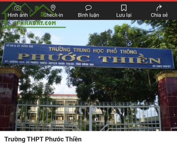 ĐẤT  ĐẸP – GIÁ TỐT  – CHÍNH CHỦ CẦN BÁN TẠi  Xã Phước Thiền, Nhơn TRạch Đồng Nai - 3