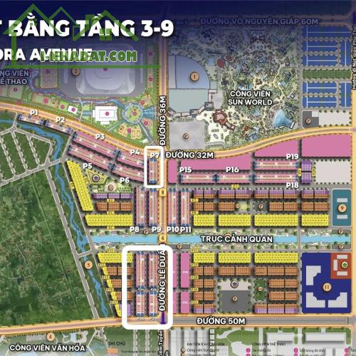 CHÍNH THỨC RA BẢNG GIÁ TÒA P7, P24, P25, P26, P28 tại phân khu Park Residence dự án Sun