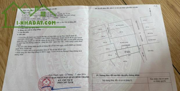 Bán Đất Rạch Xuyên Tâm - Nơ Trang Long, Phường 13, Quận Bình Thạnh, TP HCM. - 1