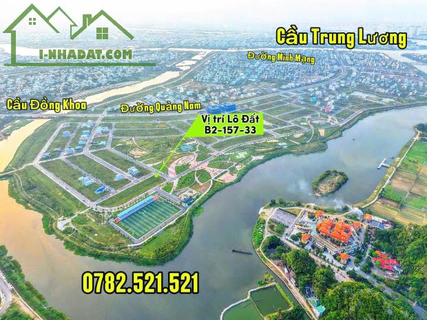 HOT BÁN LÔ GÓC NGÃ 3 – ĐỐI DIỆN CÔNG VIÊN – ĐẦM SEN NAM HOÀ XUÂN