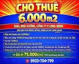 CHO THUÊ 6000m2 KHO, NHÀ XƯỞNG P.LONG BÌNH, BIÊN HÒA, ĐỒNG NAI GẦN KCN AMATA, HỐ NAI