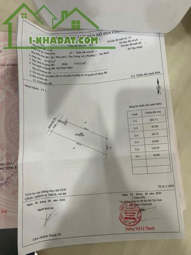 Đất mặt tiền nhựa tại TP Tây Ninh giá chỉ 19.2tỷ - 3