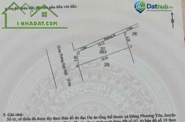 Cần bán 4 lô đất tại Đông Phương Yên Chương Mỹ, trục chính Kinh Doanh đỉnh