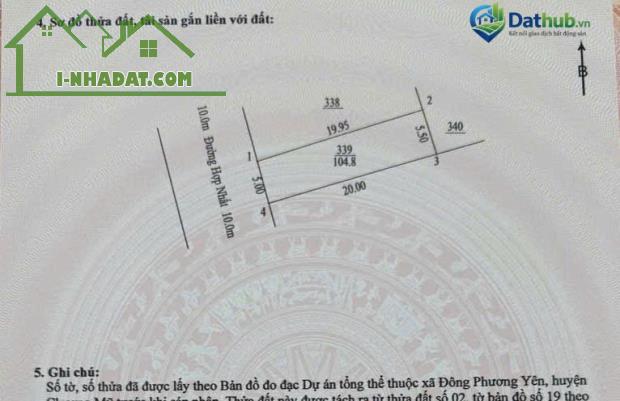 Cần bán 4 lô đất tại Đông Phương Yên Chương Mỹ, trục chính Kinh Doanh đỉnh - 1