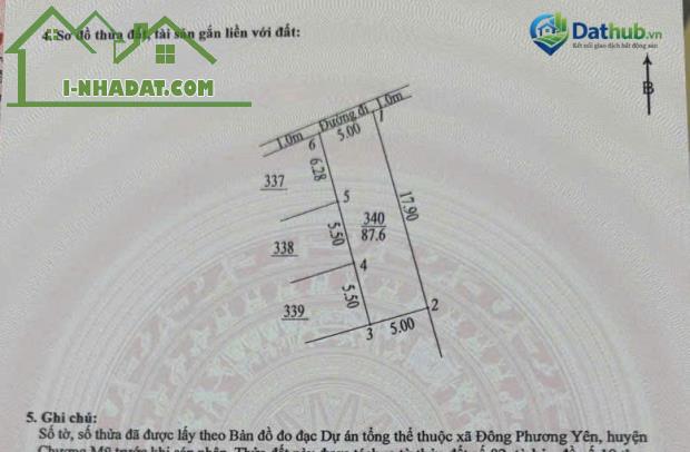 Cần bán 4 lô đất tại Đông Phương Yên Chương Mỹ, trục chính Kinh Doanh đỉnh - 3