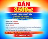 BÁN 3.500m2 KHO, NHÀ XƯỞNG P.PHƯỚC TÂN, TP BIÊN HÒA GẦN VÕ NGUYÊN GIÁP ĐƯỜNG XE CONT (X061