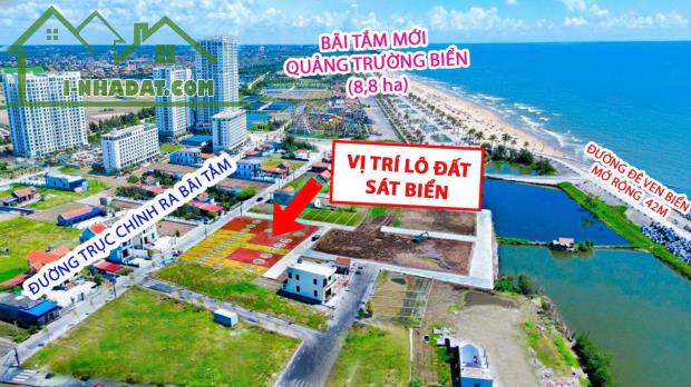 BÁN 2 LÔ ĐẤT HẢI XUÂN (Hải Triều) KHU KINH TẾ NINH CƠ NINH BÌNH (Nam Định cũ) Giá 1 tỷ 435 - 4