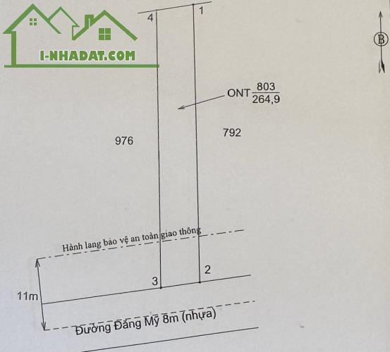 Đất thổ cư 264m² MT Liên ấp Đăng Mỹ - gần đường QL1A, Giá 2.1 tỷ, xã Tân Bình, Tân Trụ - 5