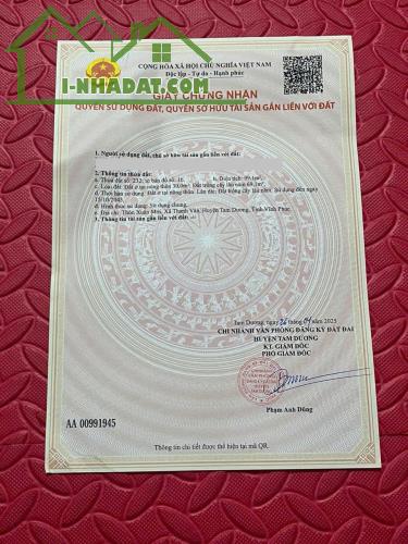 Bán gấp lô đất trục chính kinh doanh Thanh Vân, Tam Dương 99,1m MT5M sẵn sổ giá 1.57 tỷ - 3