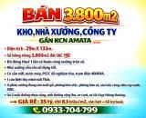 BÁN 3800m2 KHO, NHÀ XƯỞNG, CÔNG TY GẦN KCN AMATA, SỔ HỒNG RIÊNG SKC 💯 (X048)