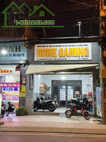 CHO THUÊ NHÀ NGUYÊN CĂN MẶT TIỀN – ĐANG KINH DOANH NET, VỊ TRÍ ĐẸP HÓC MÔN - 1