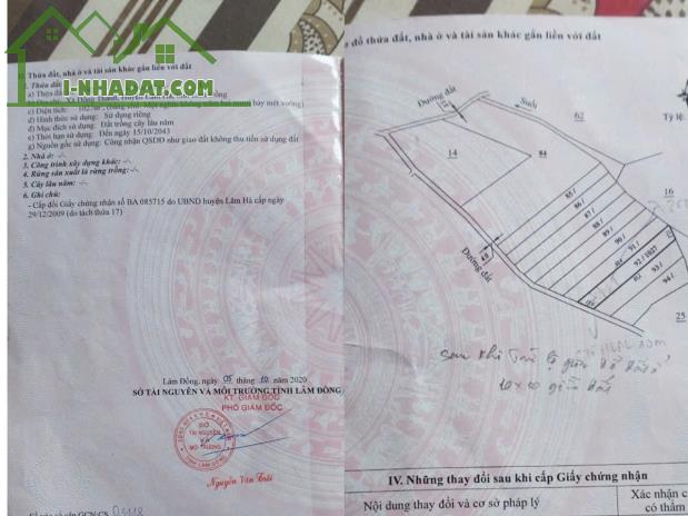 CƠ HỘI SỞ HỮU ĐẤT LỚN GIÁ TỐT TẠI ĐÔNG THANH – LÂM HÀ, LÂM ĐỒNG