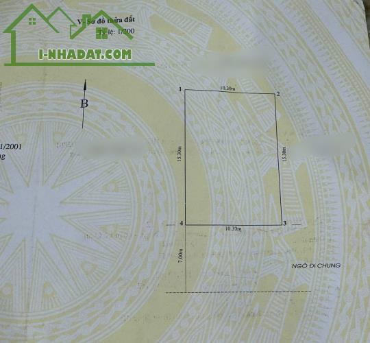 Bán lô đất phân lô gần AEON MALL - Diện tích 157m2 - Ngang 10m - 2