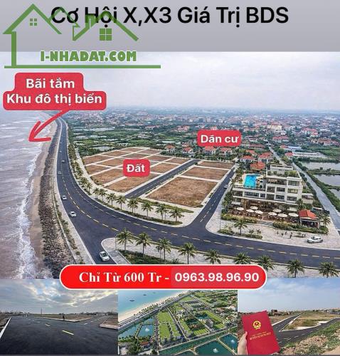 🔥 BÁN GẤP ĐẤT BIỂN QUẤT LÂM – 100M² – MẶT TIỀN 8M – GIÁ NGỘP CHỈ 1,4 TỶ – ĐẦU TƯ SINH LỜ - 1