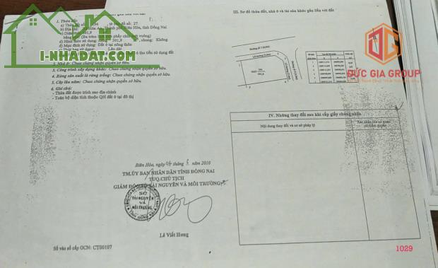 Bán đất góc 3 mặt tiền 1 sẹc đường Quốc lộ 1K sổ hồng 604m2 thổ cư giá 14 tỷ - 1