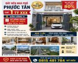 Đất nền nhà phố Phươc Tân chỉ 1 tỷ 600 gần cổng 11, sổ hồng riêng thổ cư 100%  diện tích 4