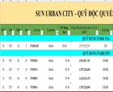Còn 5 căn CUỐI CÙNG tại Sun Urban City Hà Nam, chính sách cũ