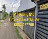 Bán Đất thổ cư mặt tiền N10 EaTu-KoTam,Phường Tân An,Đắk Lắk.(5x21TC60)890tr
