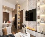 Bán Căn hộ cc 2 Ngủ  65m2, nội thất và đồ điện tử gần 400tr, toà H2 Hawaii Masteri Water