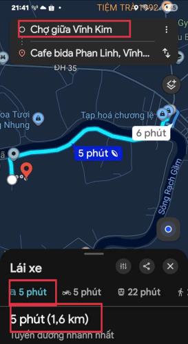 Bán Gần 2 công Vườn Dừa, Gần Chợ Vĩnh Kim. Giá SIÊU NGỘP: 930 triệu.