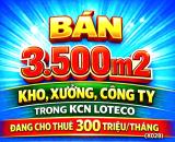 BÁN 3500m2 KHO, NHÀ XƯỞNG, CÔNG TY KCN LOTECO LONG BÌNH BIÊN HÒA ĐANG CHO THUÊ 300TR/THÁNG