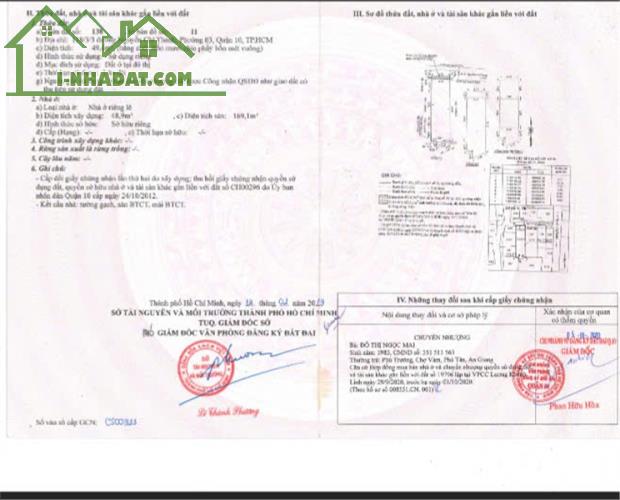 Ngân hàng BIDV thanh lý tài sản tại địa chỉ 118/3/3 đường Nguyễn Chí Thanh, Phường 02, Q