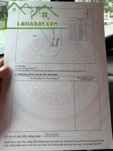 Tìm đâu ra ô đất chỉ hơn 400tr thổ cư 80 đường thông to hai ô tô tránh nhau tại Hoàng Hoa - 1