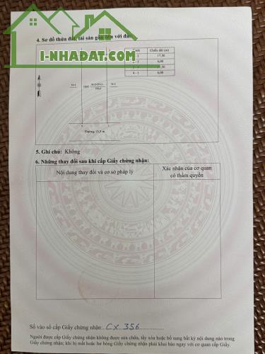 BÁN GẤP LÔ ĐẤT ĐẸP KHU DV TÍCH SƠN- VĨNH YÊN DT105m2 MT6m SẴN SỔ SANG TÊN GIÁ CHỈ 3,55 TỶ - 5