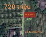 Bán thu hồi vốn lô đất thổ gần KCN Phú Ngãi Trị giá 720 triệu
