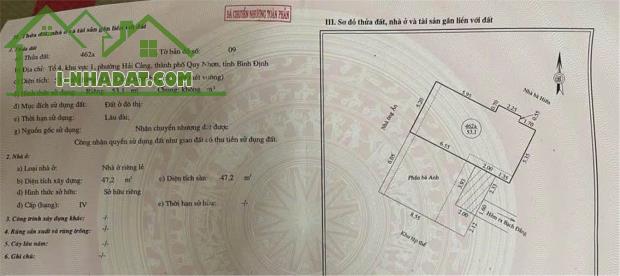 HOT HOT–CHÍNH CHỦ CẦN BÁN NHÀ TẠI 205/10B bạch đằng ,P. Hải Cảng, TP. Quy Nhơn, Bình Định - 3