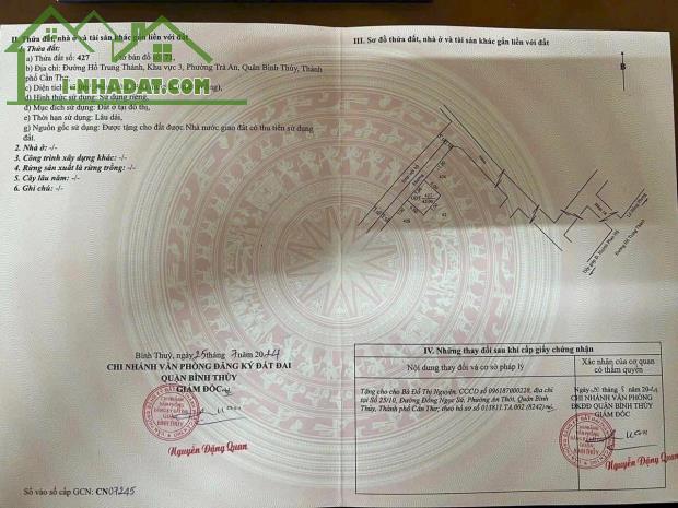 BÁN NỀN 100% thổ cư, cấp GPXD Chính 1T1L, Hẻm xe hơi (khu gần Sân Bay Cần Thơ) - 5