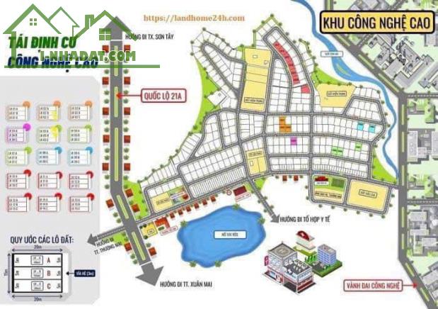 BÁN LÔ ĐẤT 111m2 SÁT TÁI ĐỊNH CƯ VAI RÉO